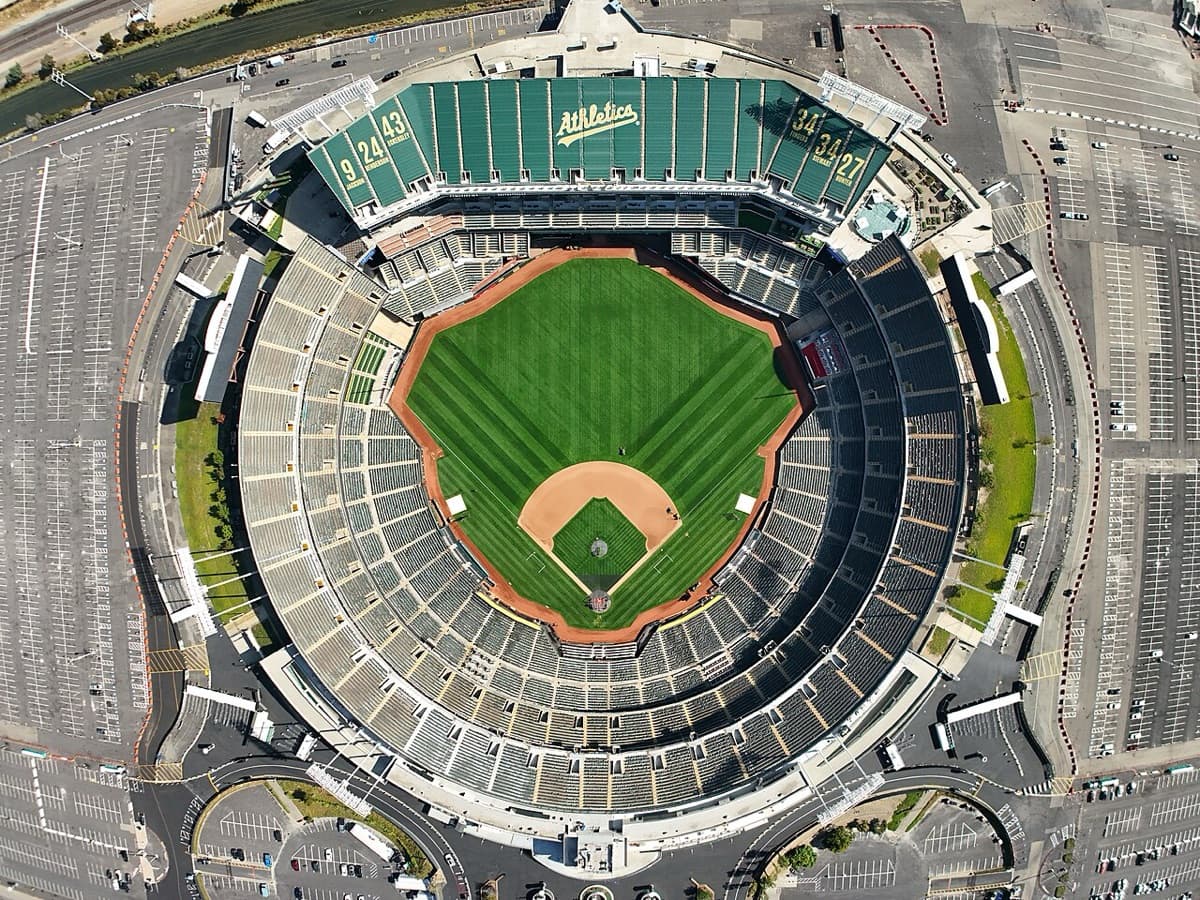Oakland Coliseum - Home of the Oakland Athletics